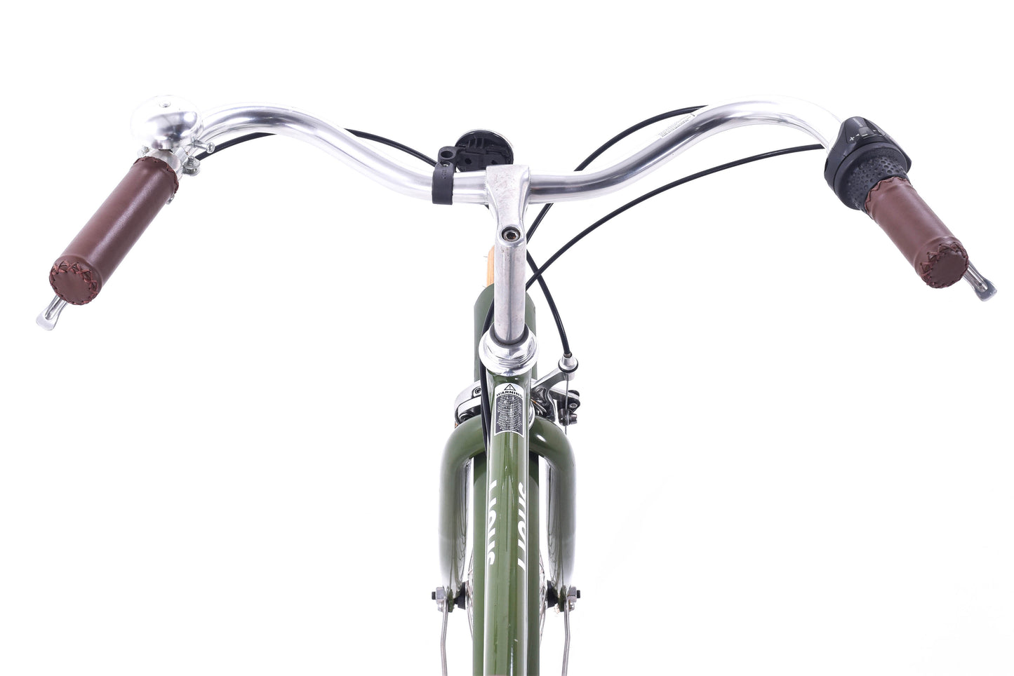 USED Linus Roadster 3i Medium Cruiser Bike Green/Tan w/ Fenders