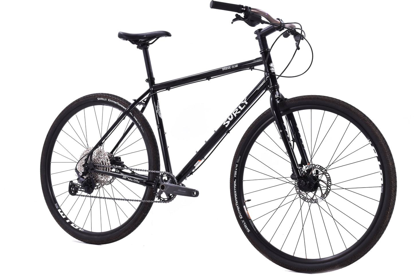 USED Surly Bridge Club Large 700c Steel Flat Bar Gravel Bike Shimano Deore 1x11 speed