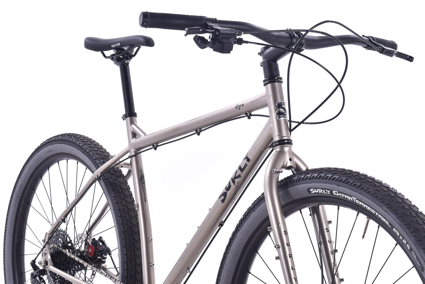 USED Surly Ogre Adventure Bike - 29", Steel, Champagne Supernova Large 1x10 speed