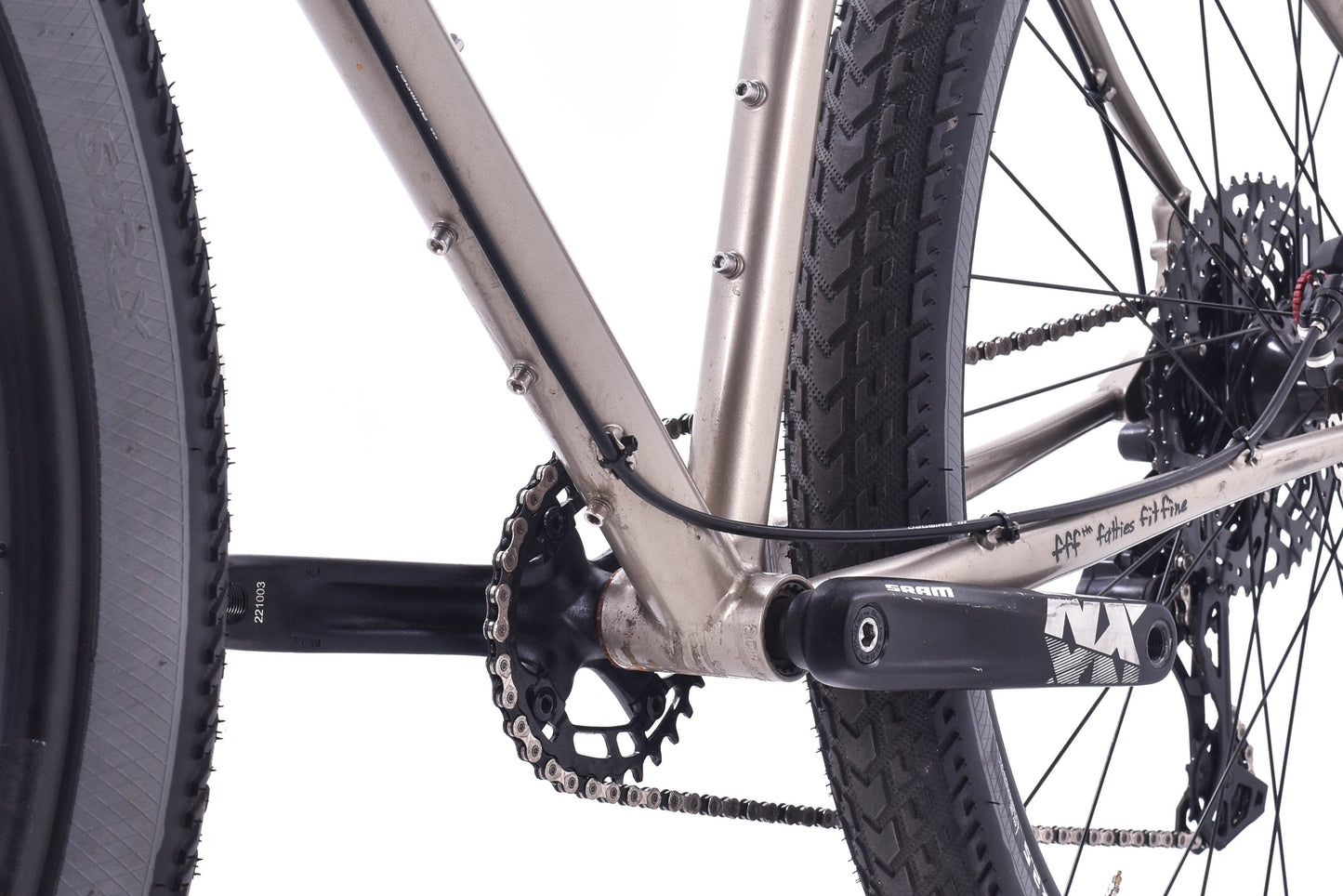 USED Surly Ogre Adventure Bike - 29", Steel, Champagne Supernova Large 1x10 speed