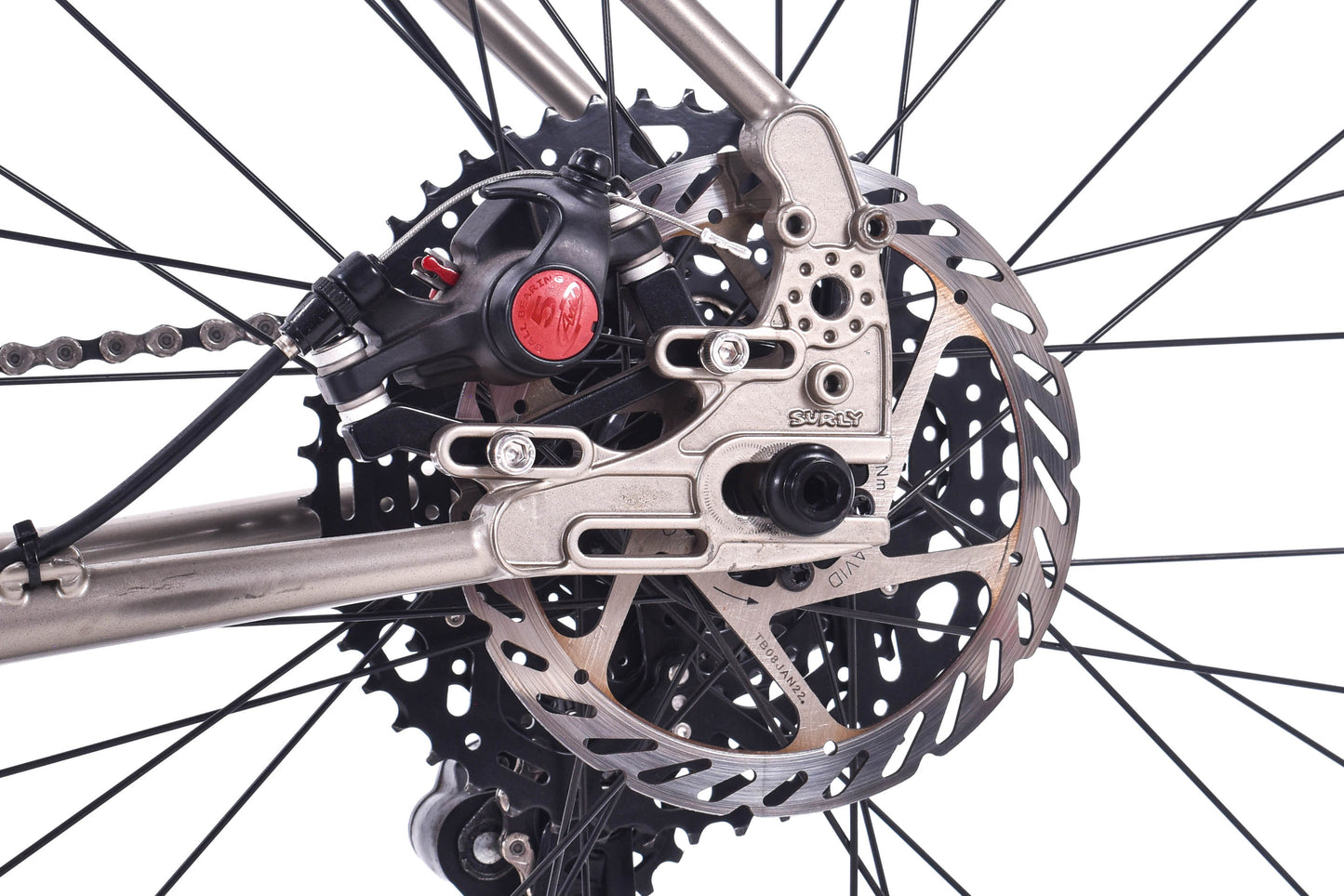 USED Surly Ogre Adventure Bike - 29", Steel, Champagne Supernova Large 1x10 speed