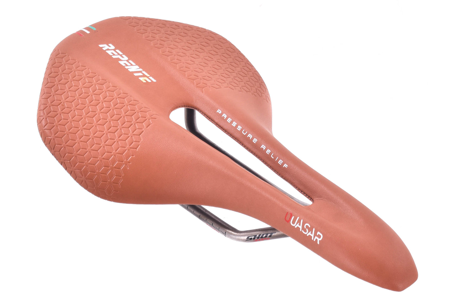 USED Repente Quasar Shot 304 Lightweight Pressure Relief Saddle Brown 142mm