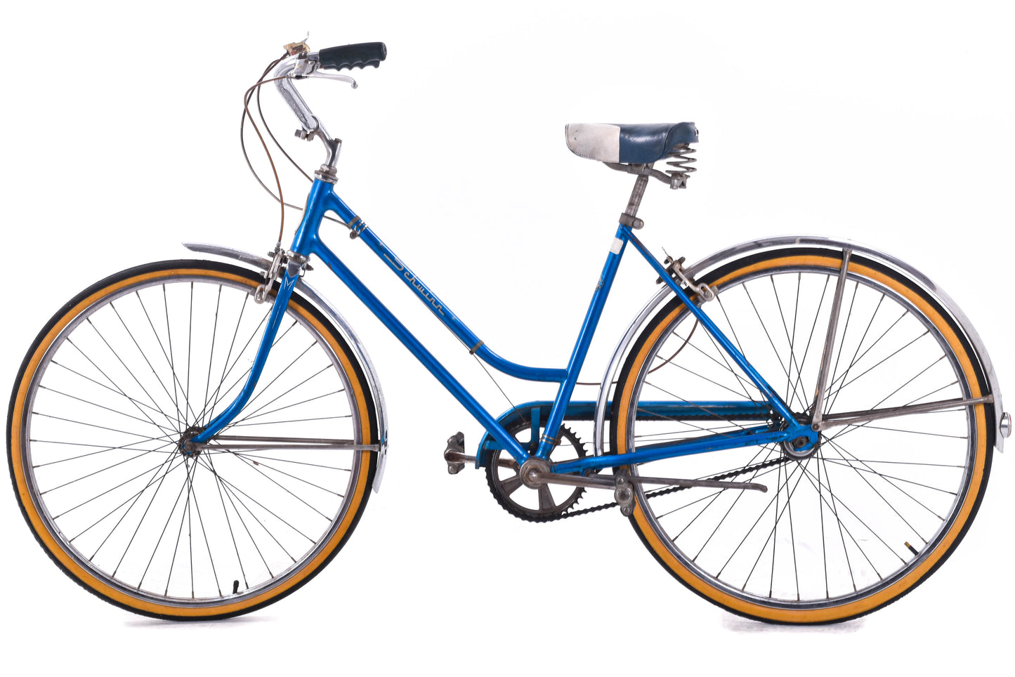 USED Vintage Schwinn Chicago Deluxe Breeze Women's 3 speed Steel Cruiser Blue Sturmey Archer