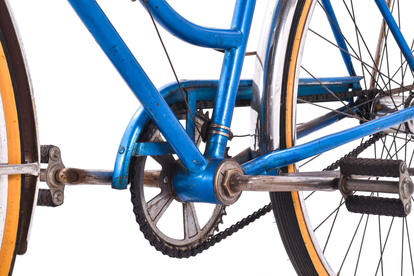 USED Vintage Schwinn Chicago Deluxe Breeze Women's 3 speed Steel Cruiser Blue Sturmey Archer