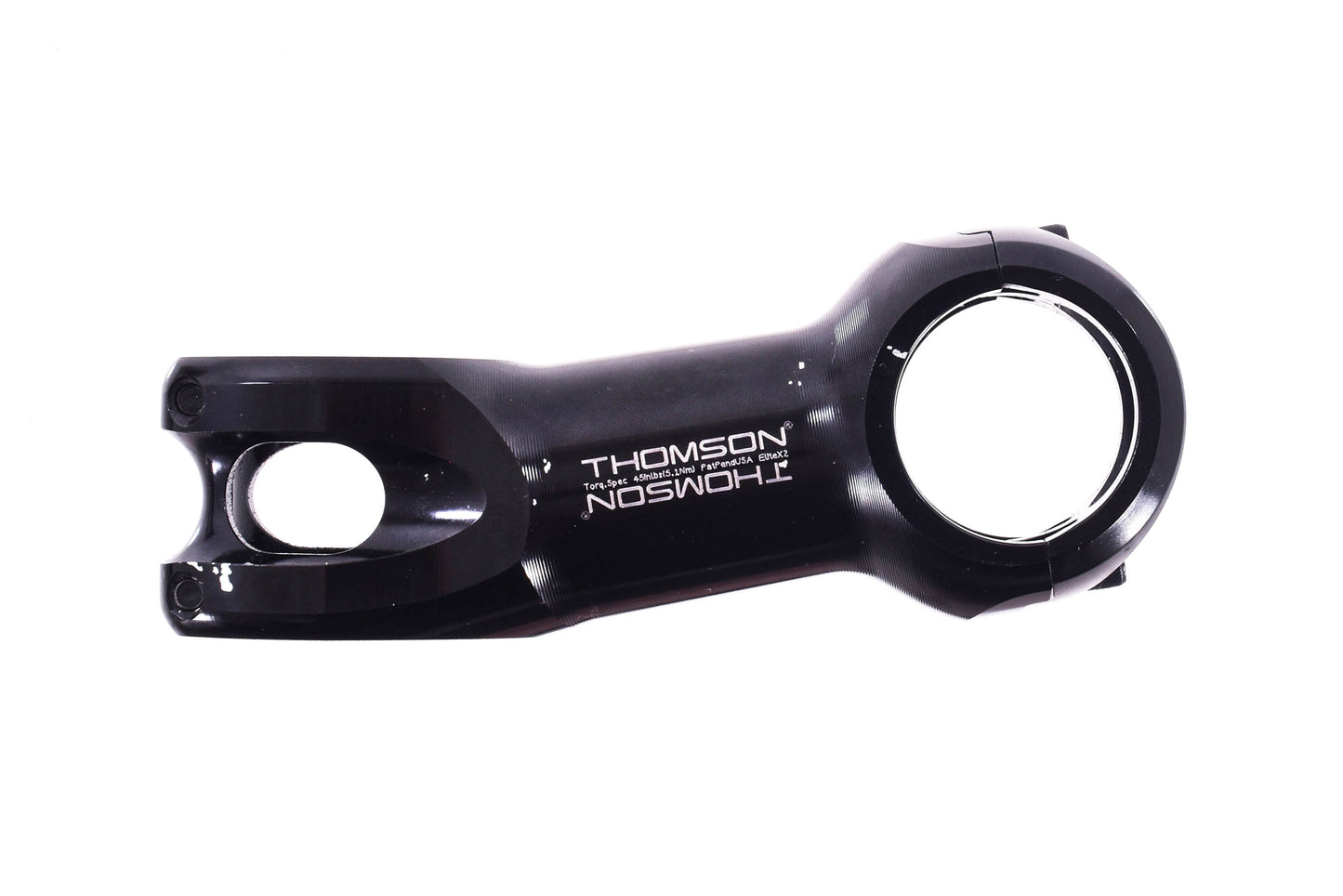 USED Thomson Elite 31.6x365mm Zero Offset Seatpost w/ 31.8x90mm Stem Black