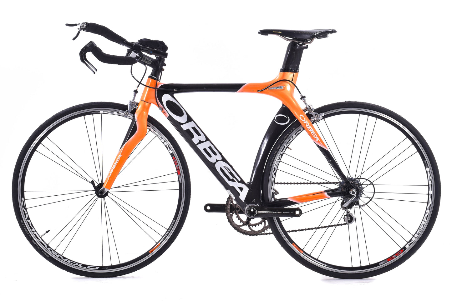 USED 2007 Orbea Ordu Small Carbon Time Trial / Triathlon Bike Campagnolo Chorus 2x10 speed