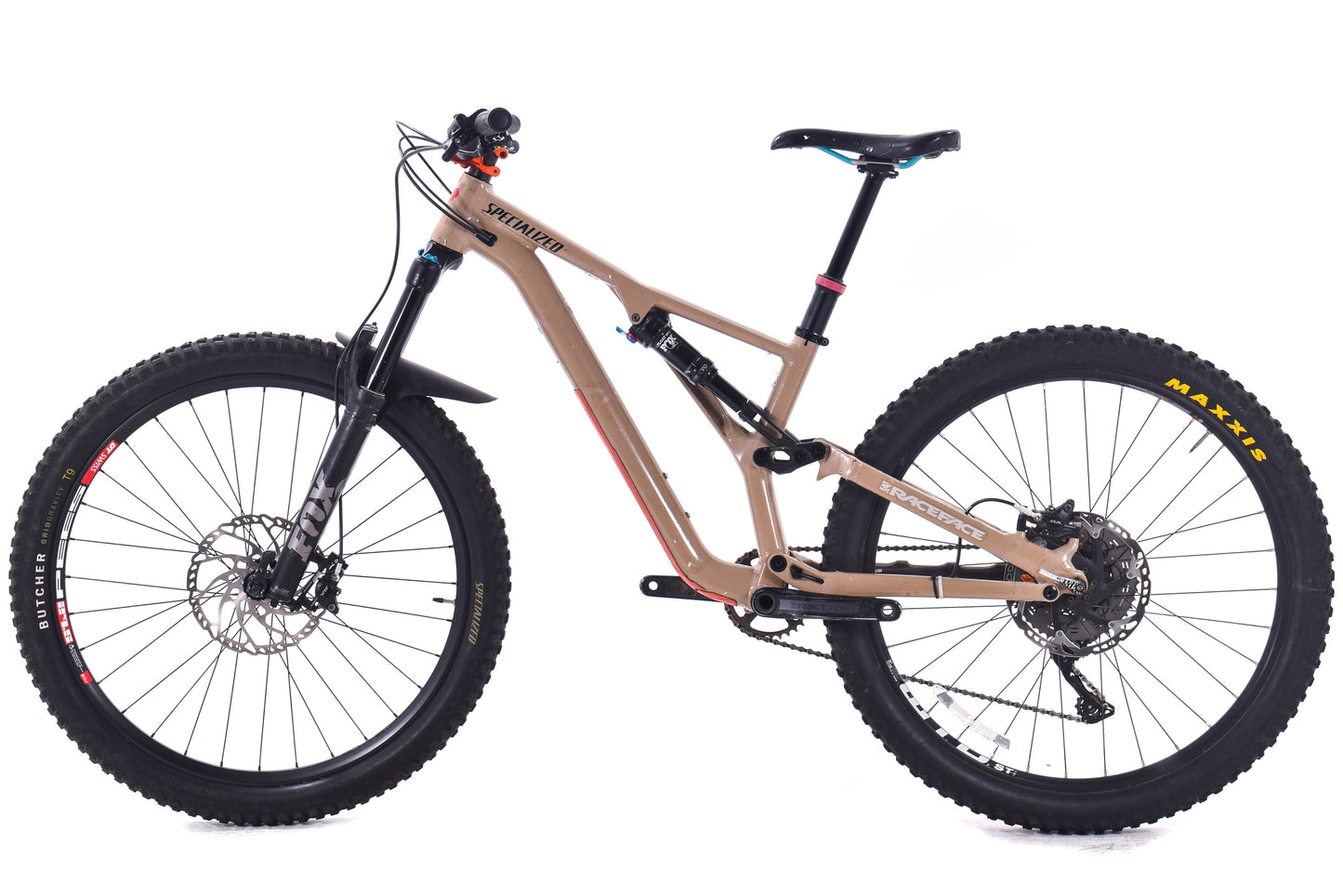 USED 2018 Specialized Stumpjumper 27.5" Alloy Small Full Suspension Mountain Bike Shimano XT/SLX 1x11 speed Custom Paint
