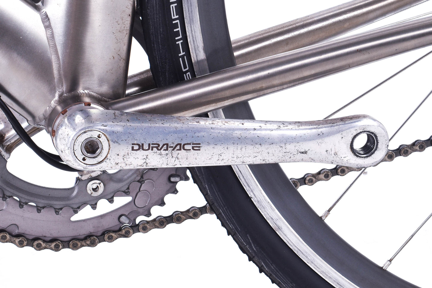 USED Quintana Roo Ti-Phoon 57cm Titanium Time Trial Bike Shimano Dura-Ace 7700 2x9 speed