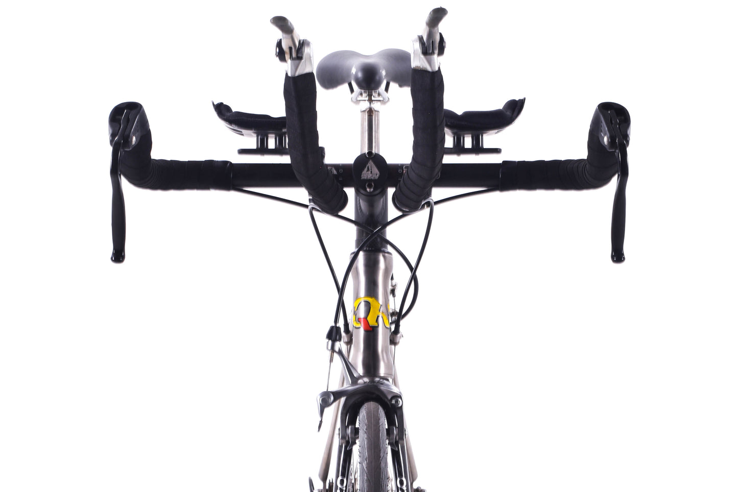 USED Quintana Roo Ti-Phoon 57cm Titanium Time Trial Bike Shimano Dura-Ace 7700 2x9 speed