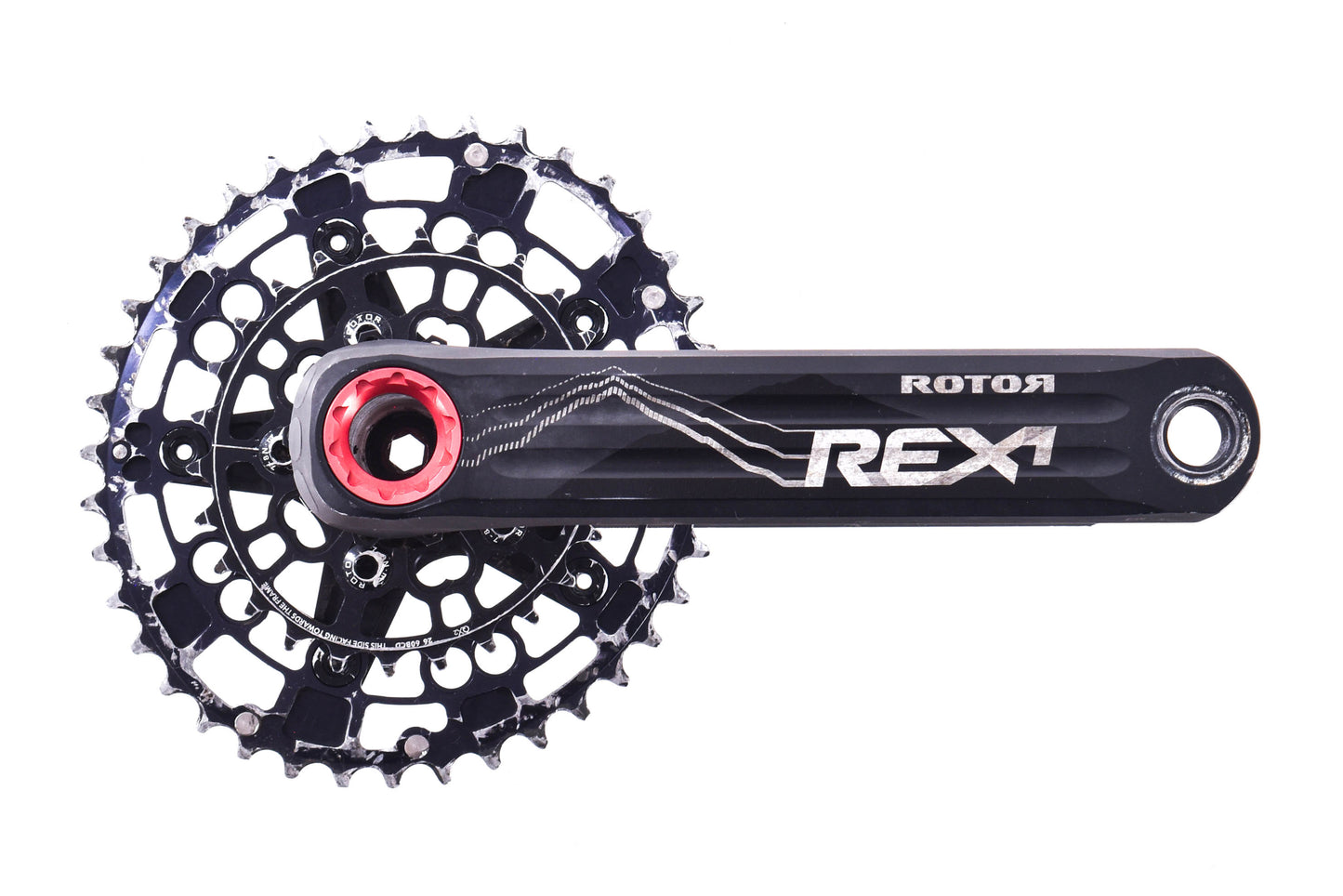 USED Rotor Rex 1 MTB Crankset 175mm 40/26T BB30