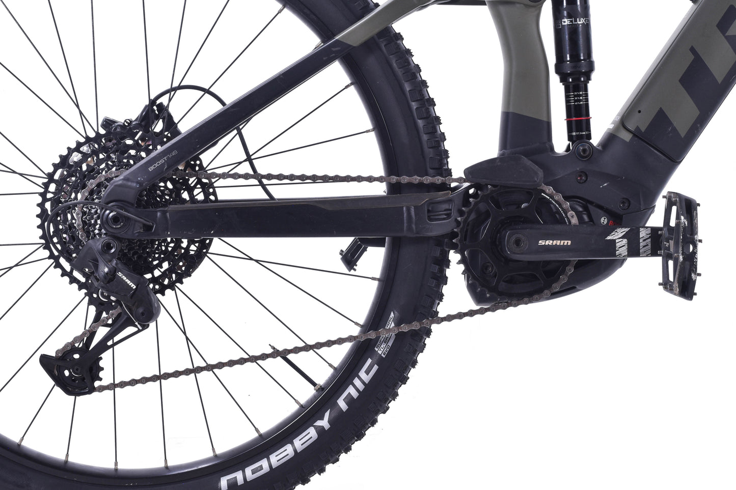 USED Trek Rail 5 Electric Mountain Bike 21.5" XL Bosch Motor SRAM Eagle 12 Speed