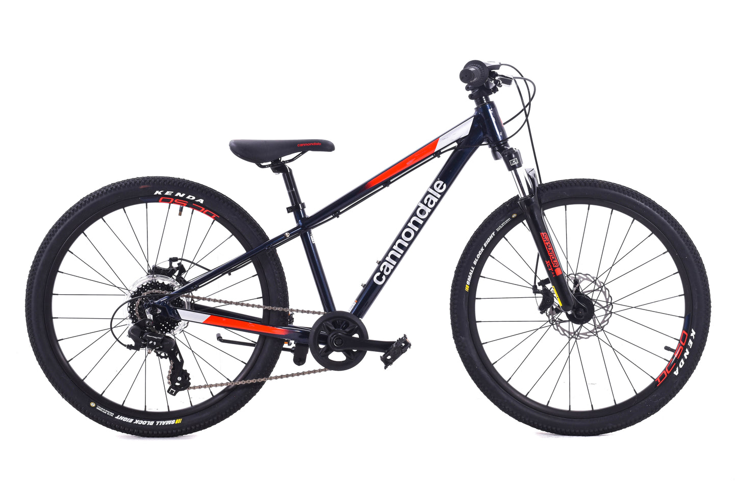 USED Cannondale Trail 24" Kids Mountain Bike Shimano 8 Speed Disc Brakes