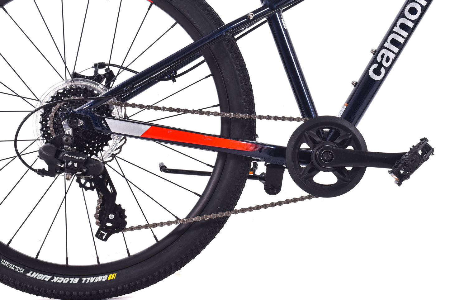 USED Cannondale Trail 24" Kids Mountain Bike Shimano 8 Speed Disc Brakes