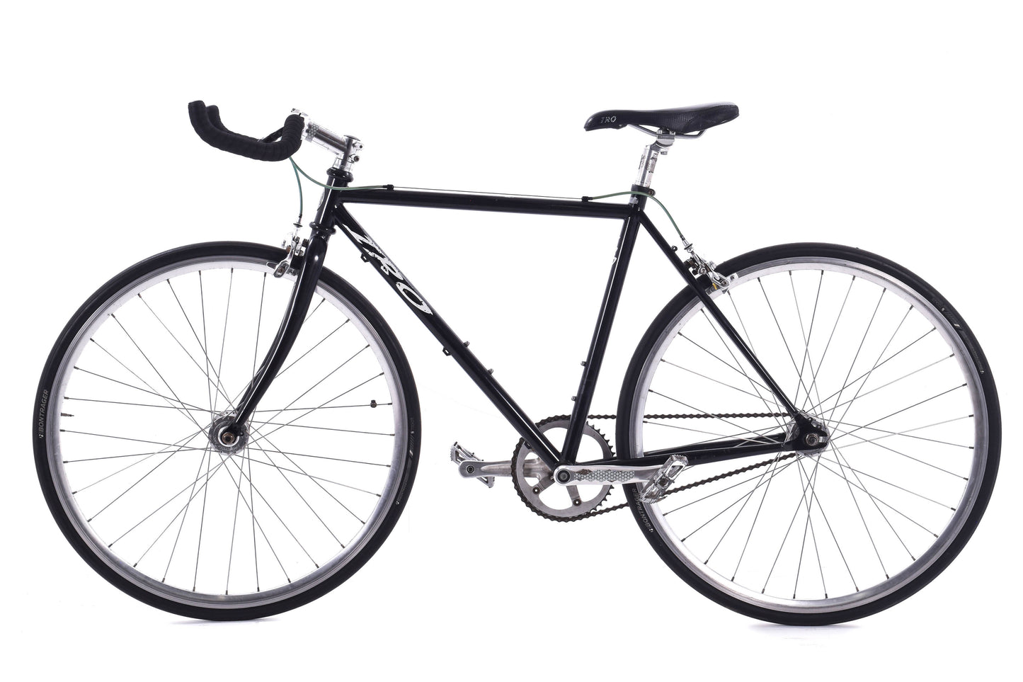 USED IRO Single Speed 54cm Bike Nitto Bullhorn Bars Black