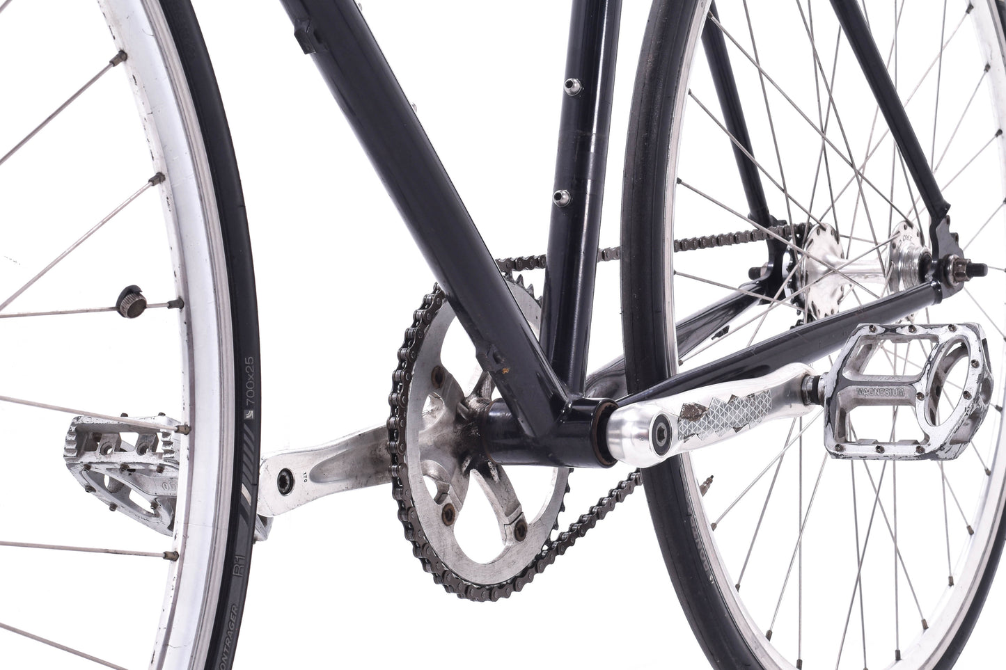 USED IRO Single Speed 54cm Bike Nitto Bullhorn Bars Black