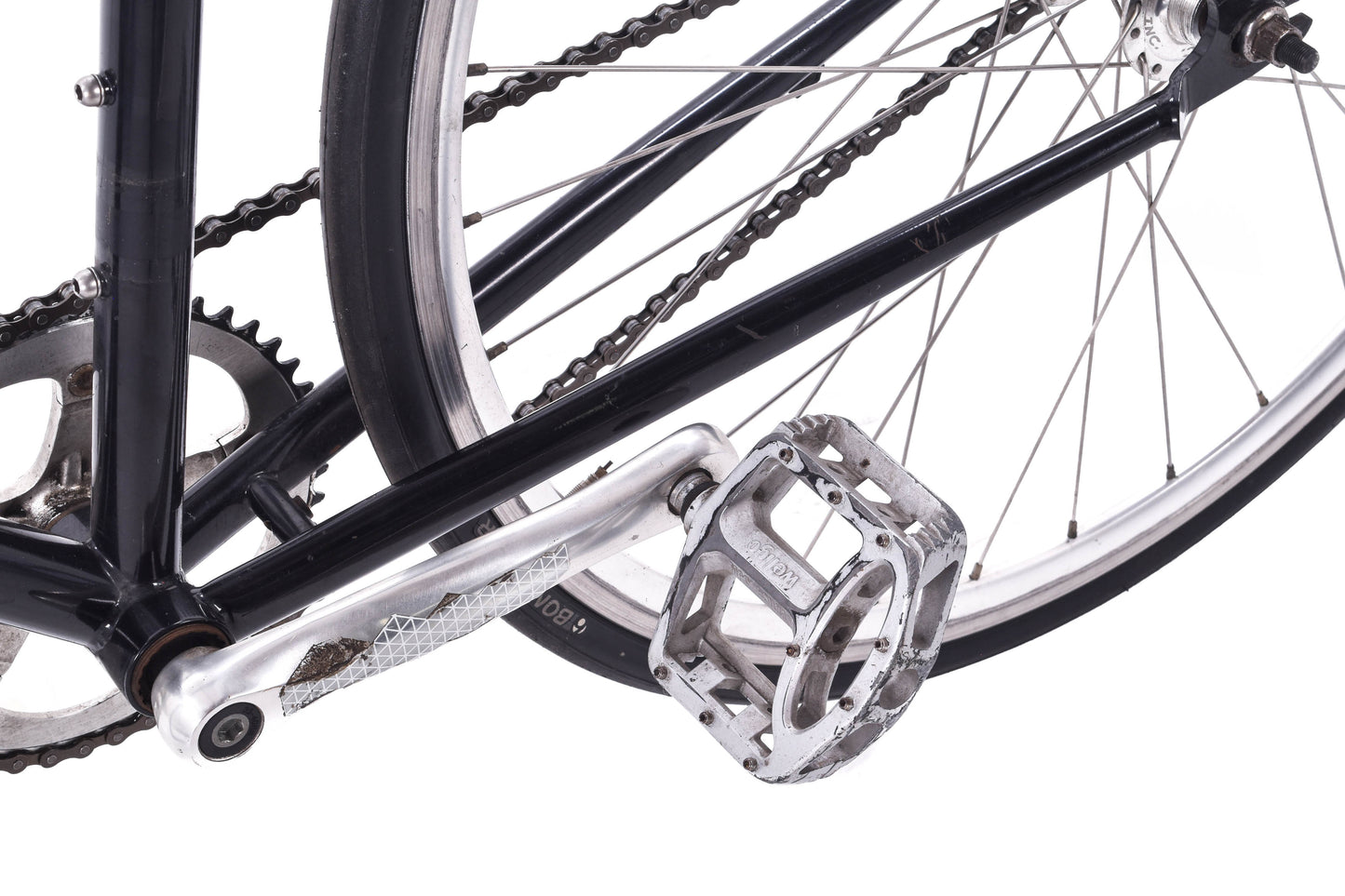 USED IRO Single Speed 54cm Bike Nitto Bullhorn Bars Black