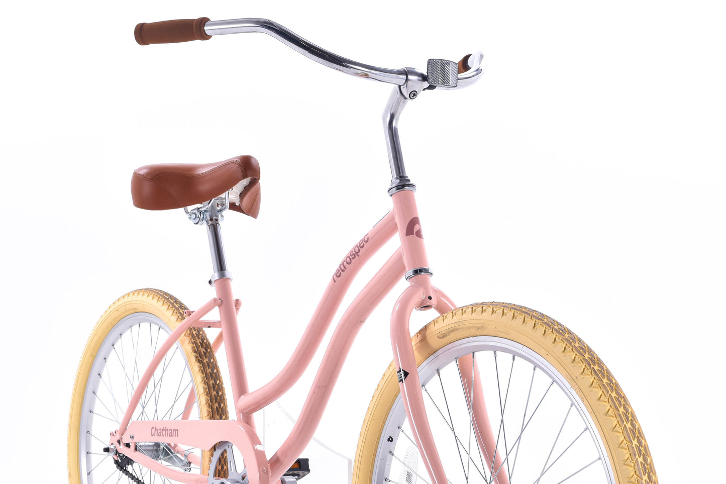 USED Retrospec Chatham 24" Youth Beach Cruiser Single Speed Coaster Brake Steel Blush (8-11 years)