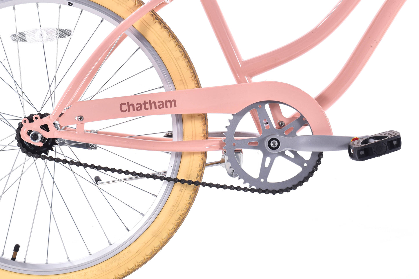USED Retrospec Chatham 24" Youth Beach Cruiser Single Speed Coaster Brake Steel Blush (8-11 years)