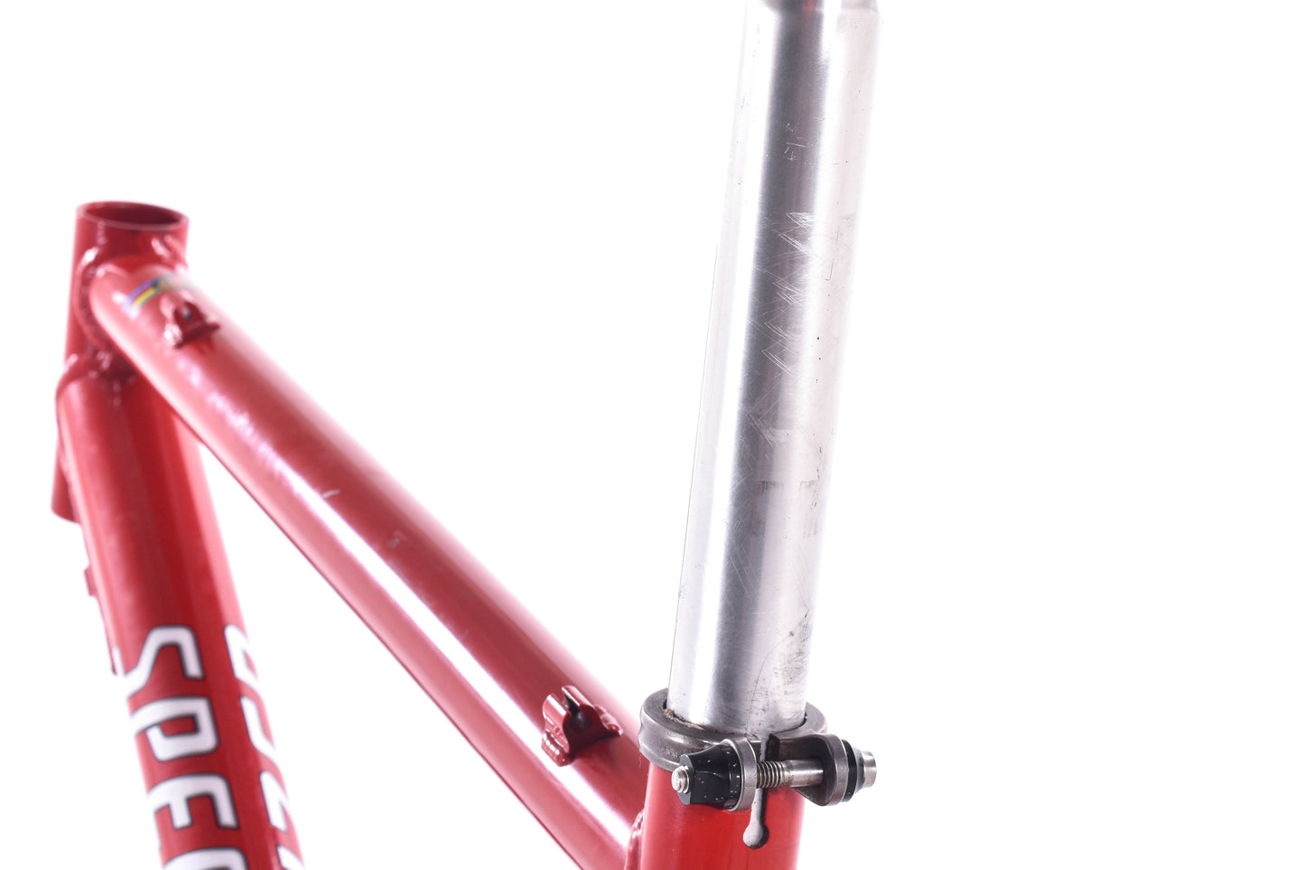 USED Specialized S-Works Team M2 Aluminum Hardtail Mountain Bike Frame Small Made in USA Red