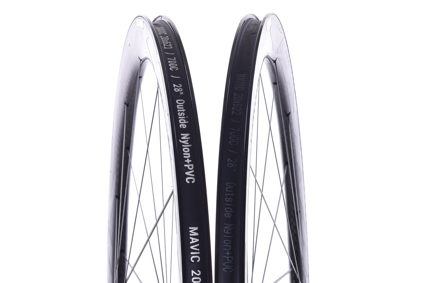 USED Mavic Cosmic Pro Carbon 700C Wheelset 12mm Thru Axle Center Lock Disc