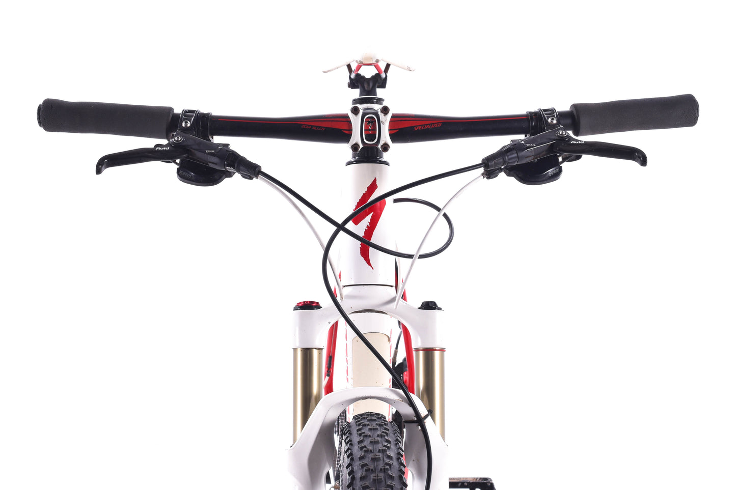 USED 2011 Specialized Stumpjumper Expert 29 XL Cross Country Carbon Hardtail Mountain Bike SRAM XO 2x10 speed White