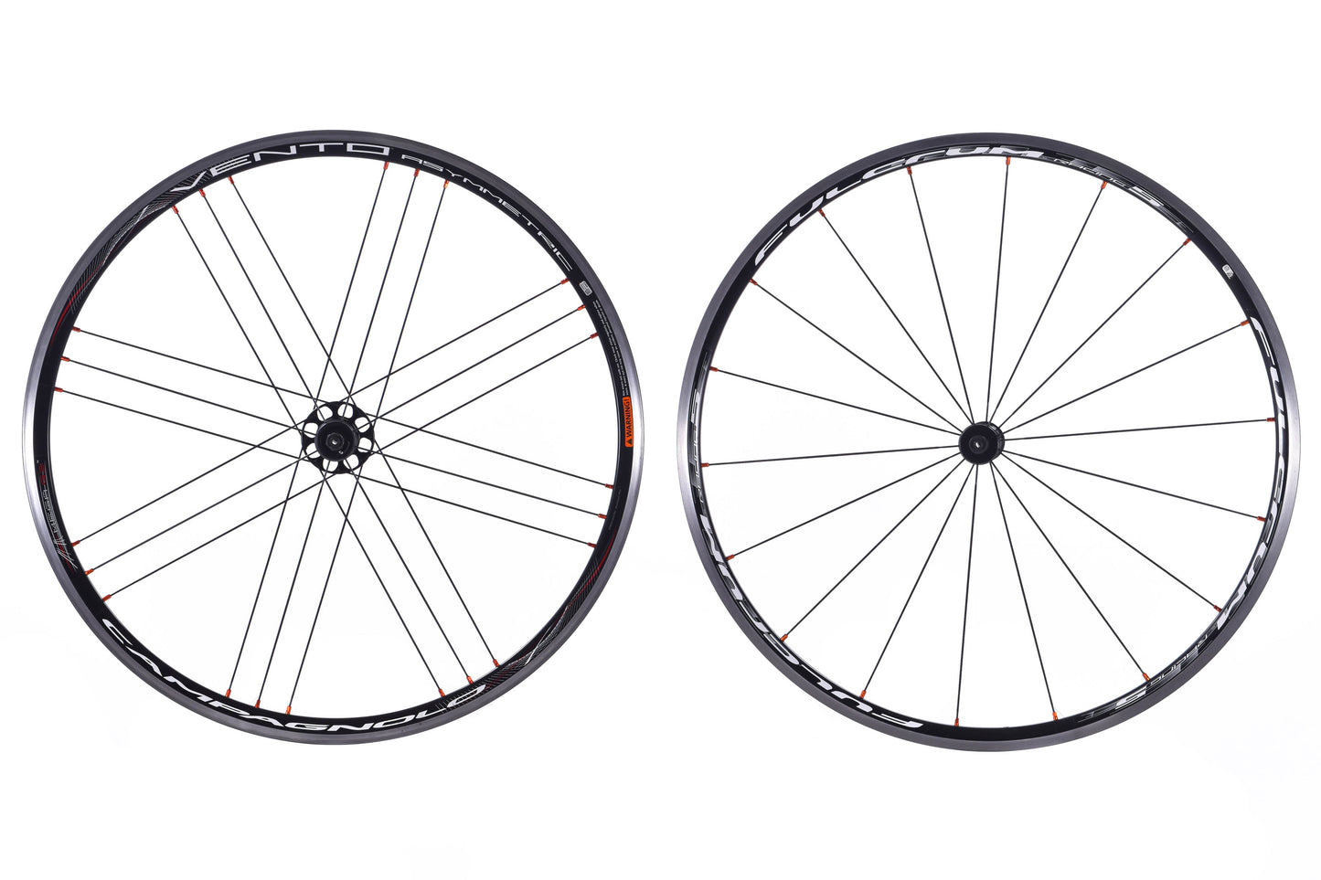 USED Fulcrum Racing 5/Campagnolo Vento Asymmetric Rim Brake Wheelset 700c Campagnolo Freehub