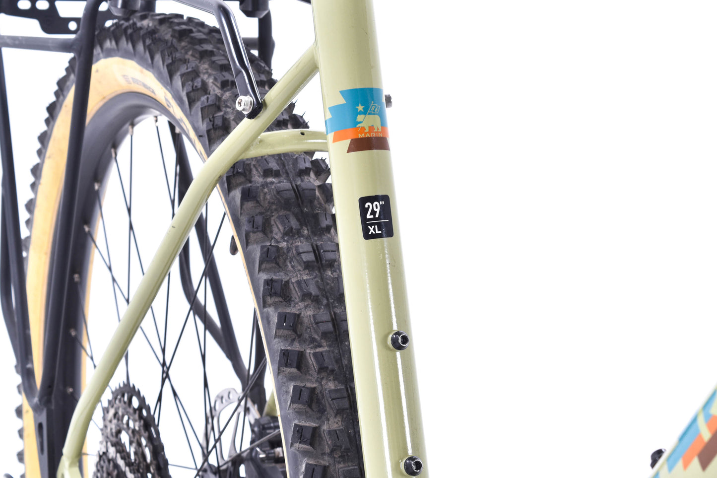 USED Marin Pine Mountain 2 XL Hardtail Mountain Bike 1x12 Speed w/ Rear Rack