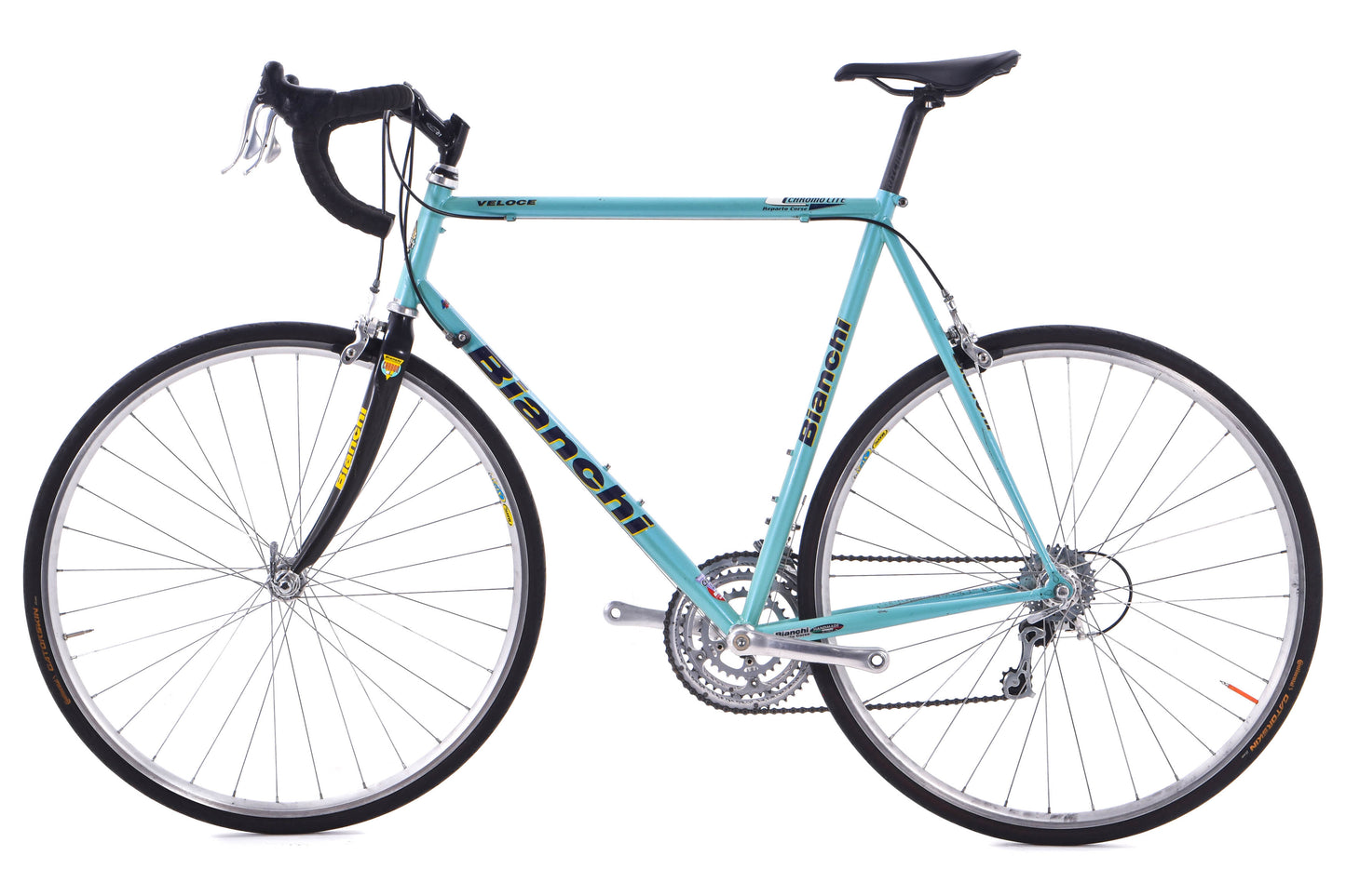 USED BIanchi Veloce 59cm Steel Road Bike Campagnolo Veloce 3x9 speed