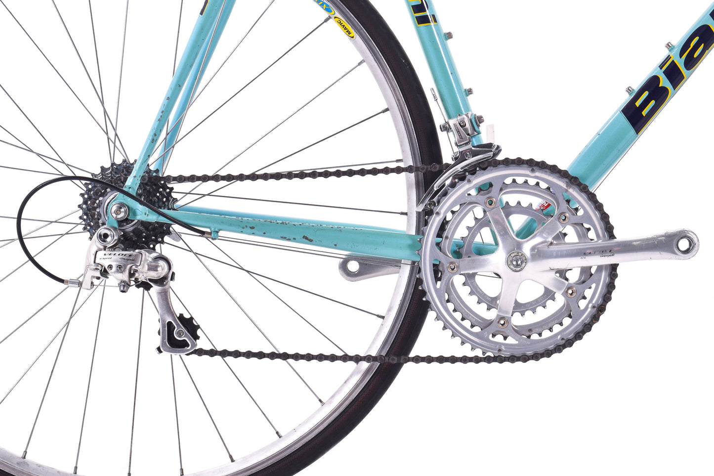 USED BIanchi Veloce 59cm Steel Road Bike Campagnolo Veloce 3x9 speed