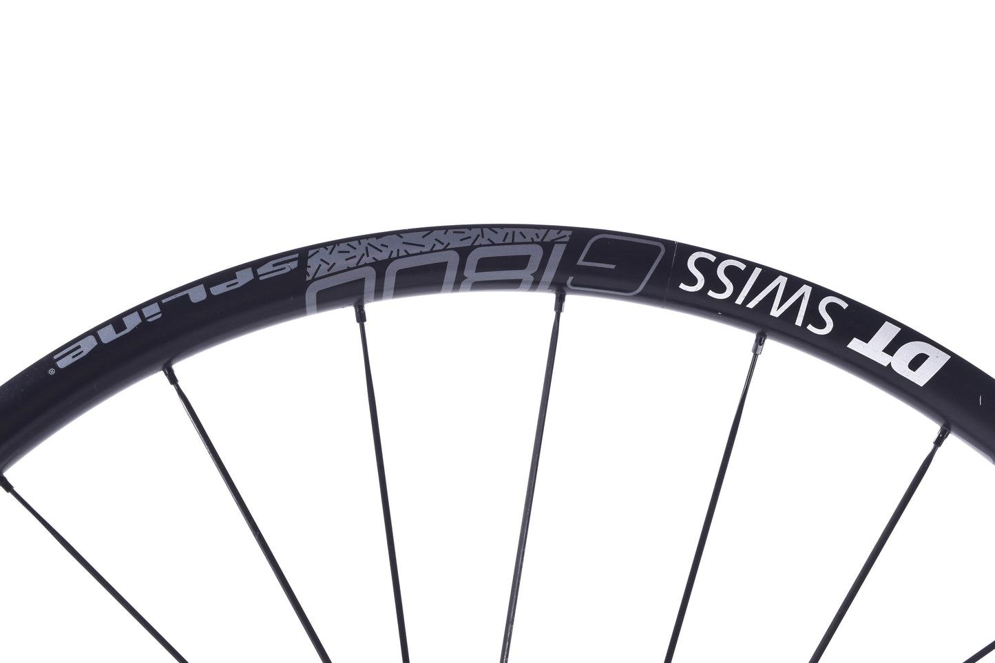 USED DT Swiss G1800 Spline 700C Wheelset 12mm Thru Axle Tubeless Shimano HG