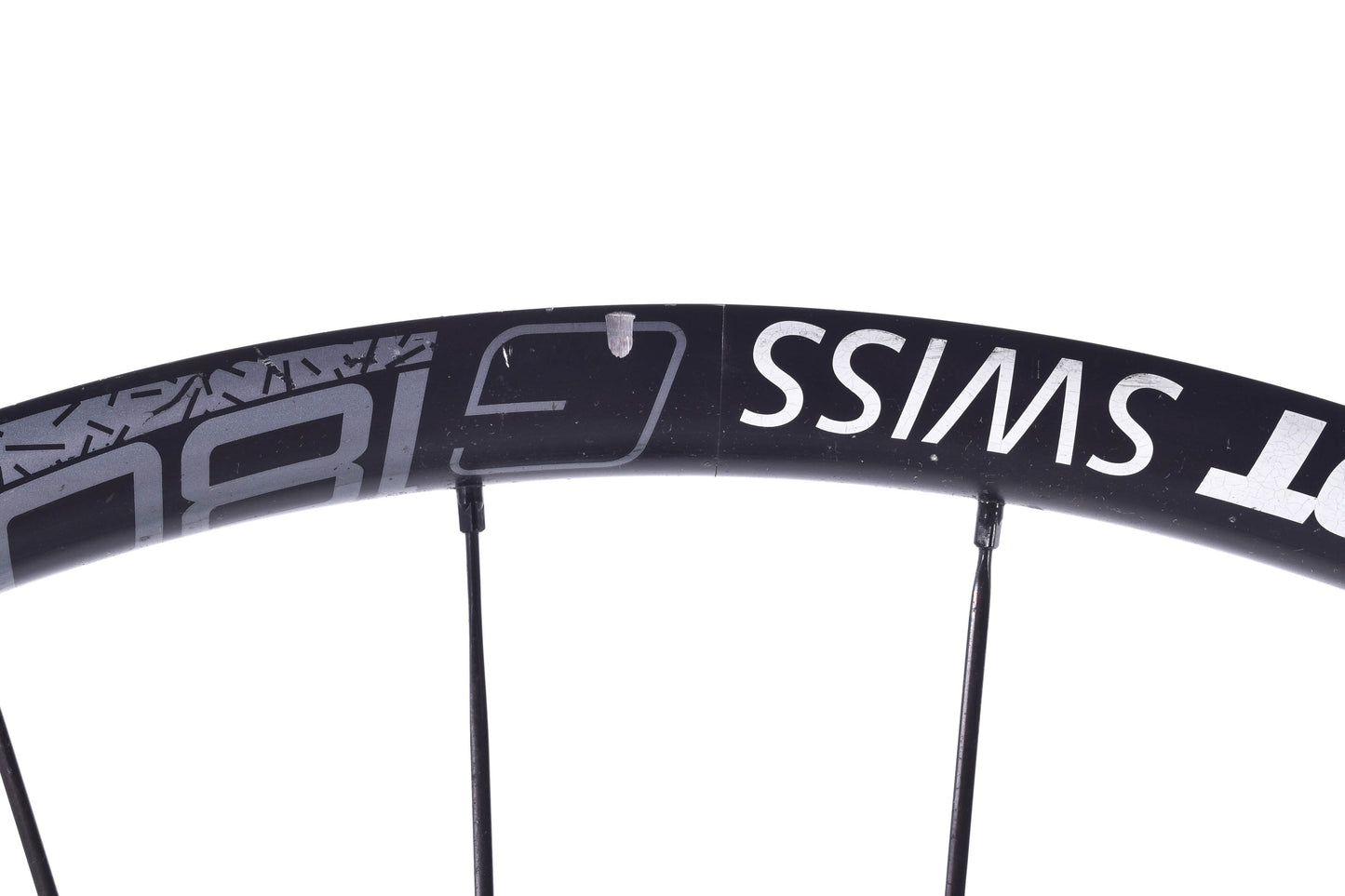 USED DT Swiss G1800 Spline 700C Wheelset 12mm Thru Axle Tubeless Shimano HG