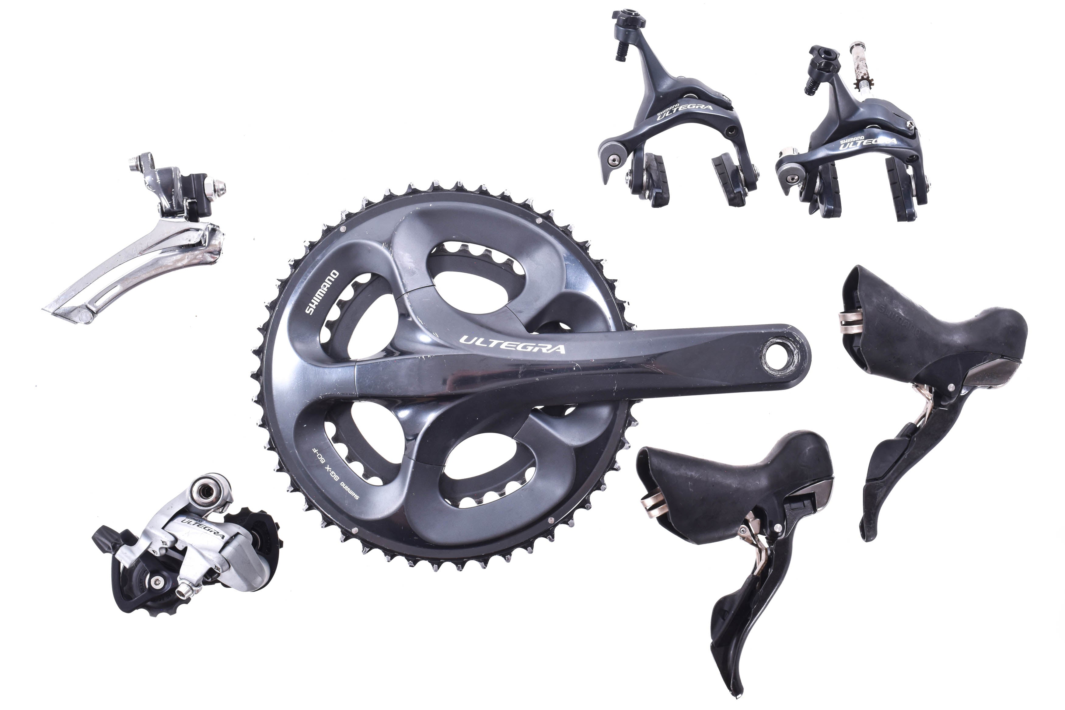 USED Shimano Ultegra 6700 Road Groupset 2x10 speed 170mm 50/34T crank