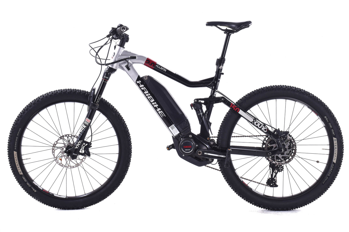 USED Haibike XDuro 150 All MTN 2.0 Large Electric Mountain Bike SRAM Eagle 1x12 Speed