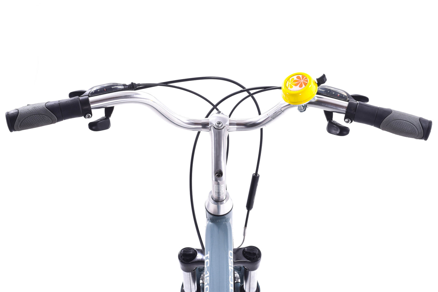 NEW DEMO KHS TC-150 17" Comfort Hybrid Bike 3x7 speed w/ Suspension Fork Gray