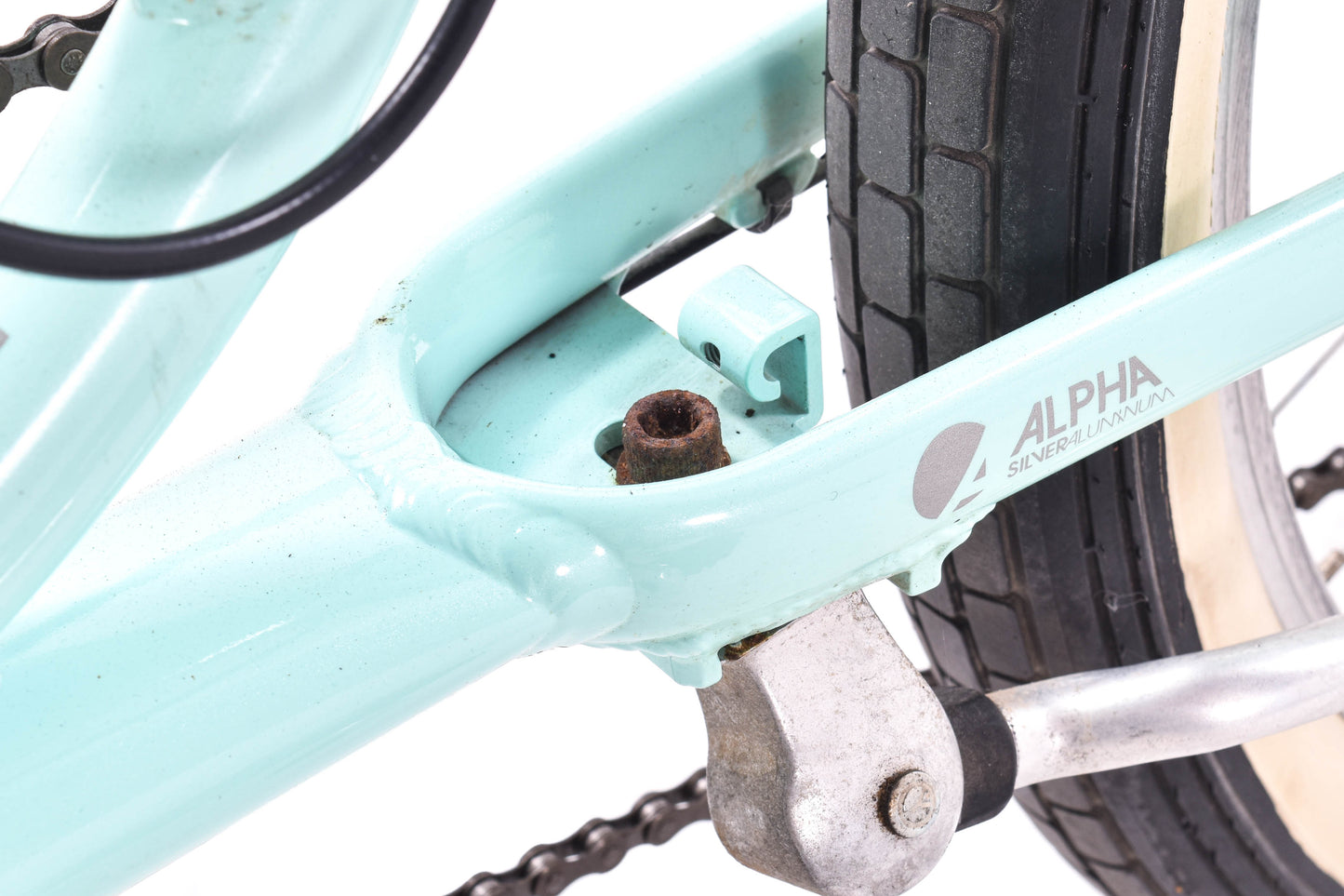 USED Trek Pure Hybrid Cruiser Bike XS/14" Green Aluminum 1x7 Speed