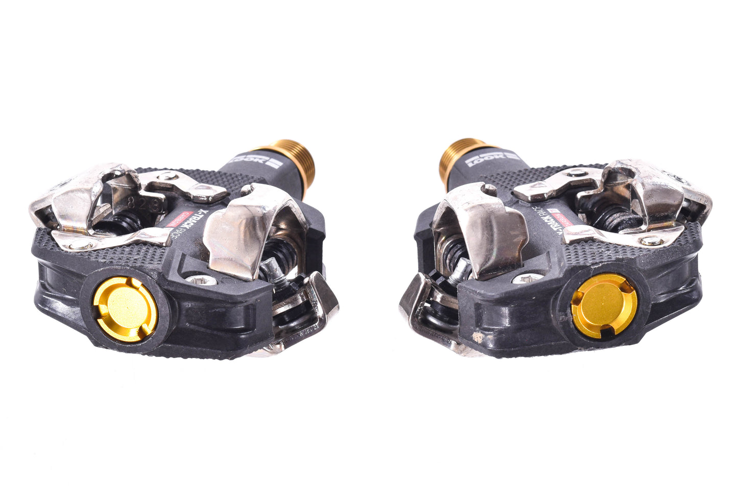 USED Look X-Track Race Carbon Titanium Clipless Mountain Bike Pedals