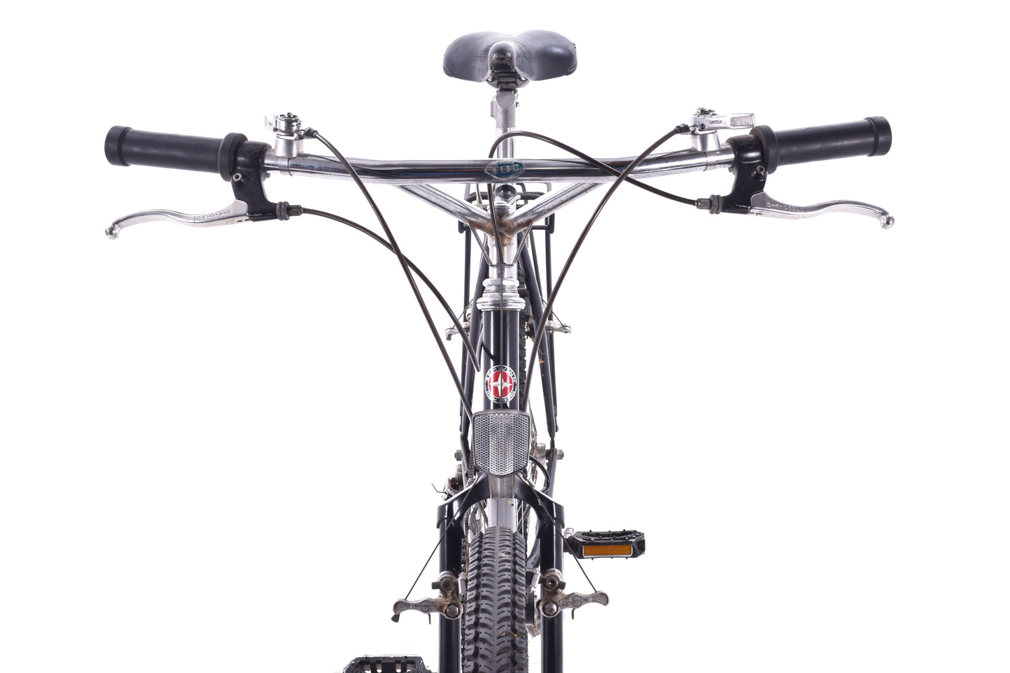 USED AS IS Vintage Schwinn High Sierra Rigid Steel Mountain Bike 20" Frame Sun Tour 3x5 speed w/ Bullmoose Bars