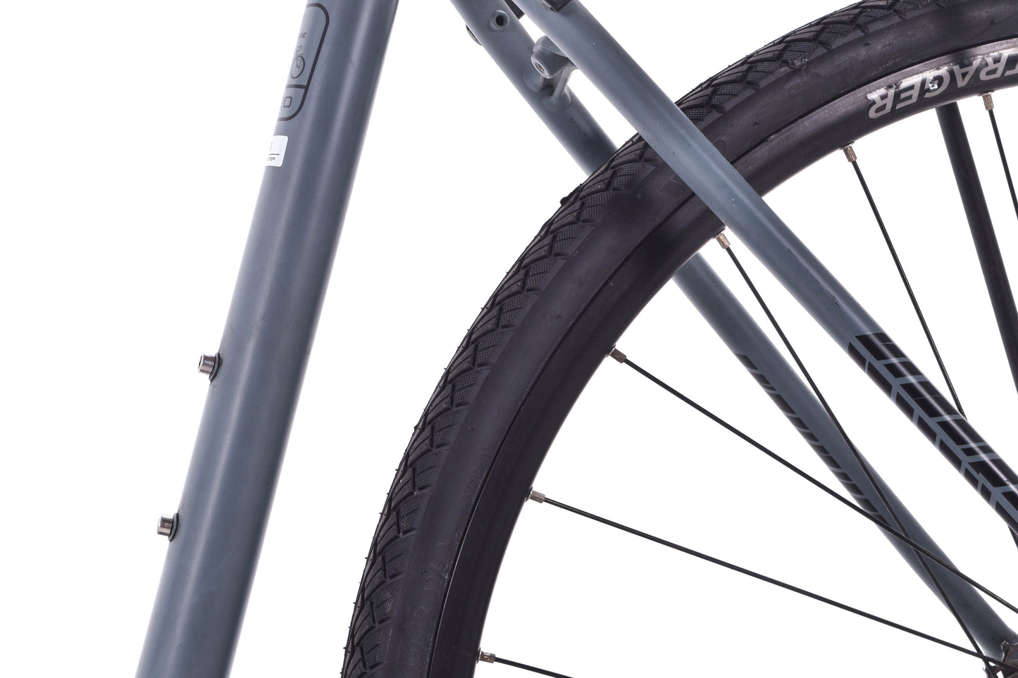 USED Trek 920 61cm Touring Bike Aluminum Gray SRAM 2x10 Speed Front/Rear Racks