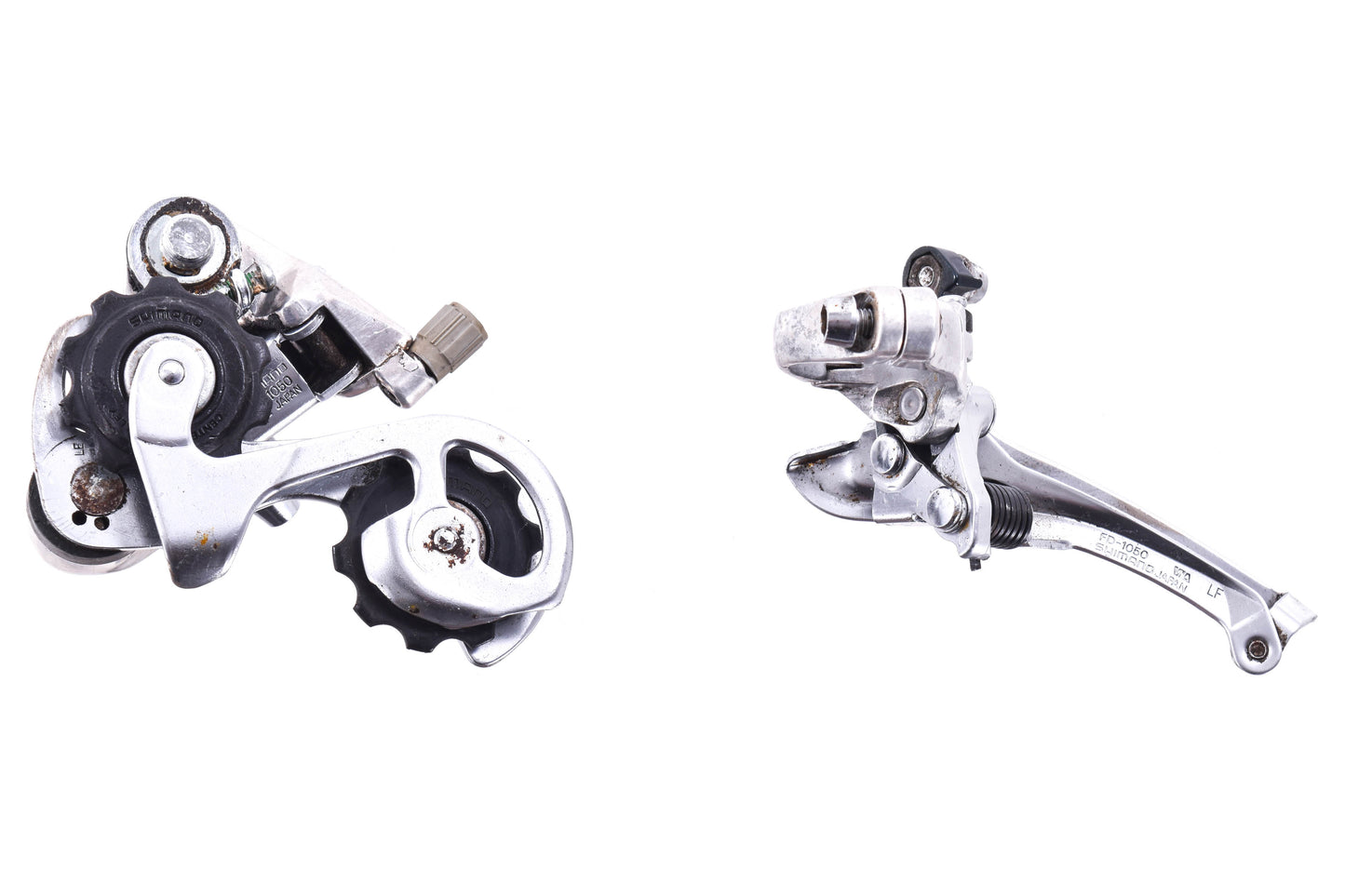 USED Vintage Shimano 105 Road Groupset Silver Downtube Shifters 2x7 Speed