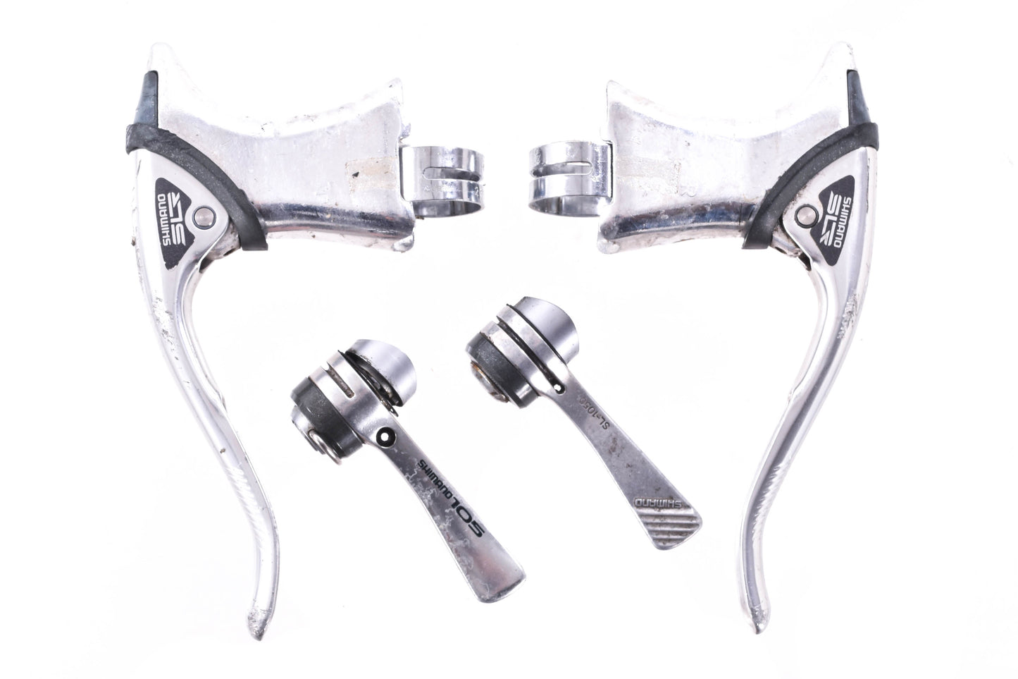 USED Vintage Shimano 105 Road Groupset Silver Downtube Shifters 2x7 Speed