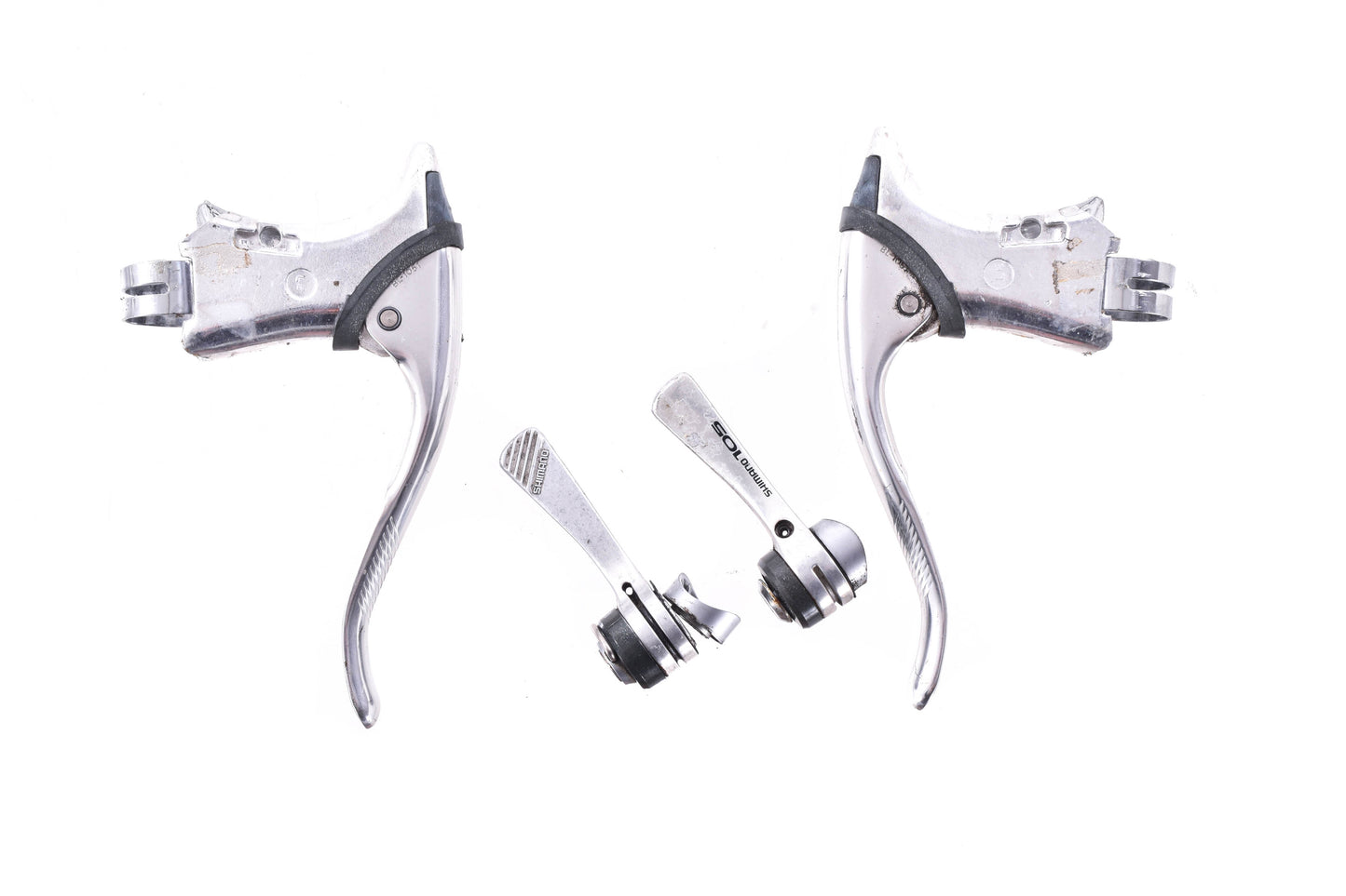 USED Vintage Shimano 105 Road Groupset Silver Downtube Shifters 2x7 Speed