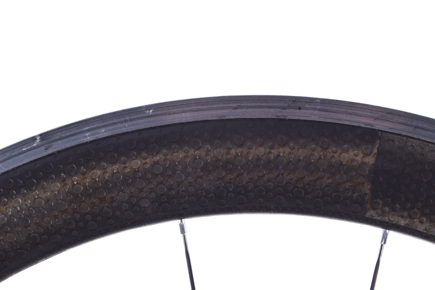 USED Zipp 404 700C Carbon Road Wheelset 10 speed w/ Alloy Rim Brake Track Quick Release