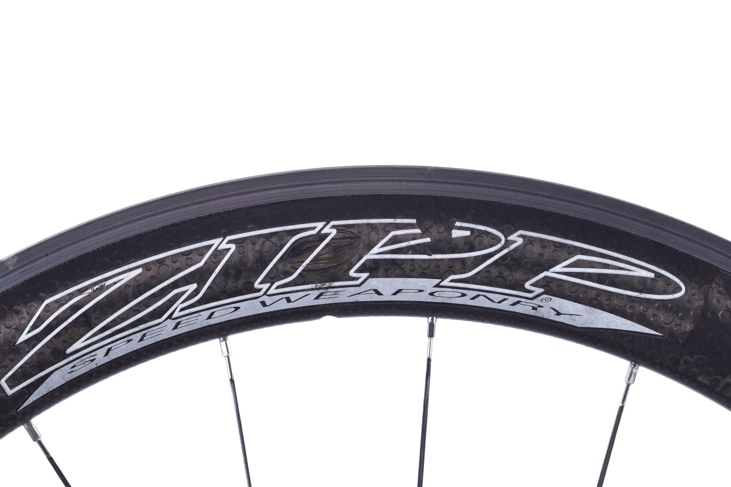 USED Zipp 404 700C Carbon Road Wheelset 10 speed w/ Alloy Rim Brake Track Quick Release