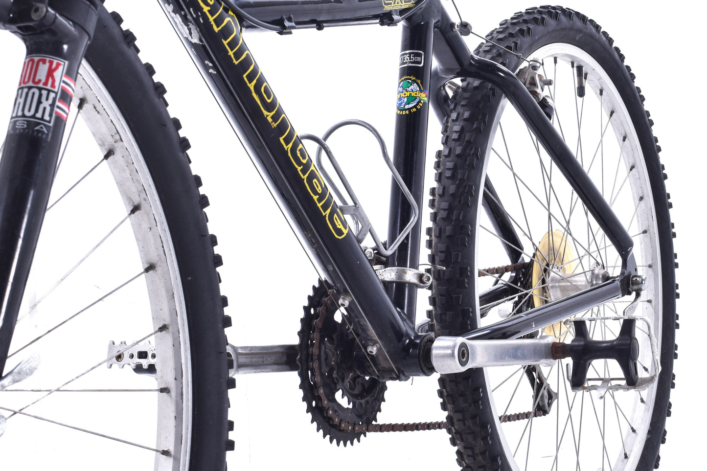 USED Cannondale F300 CAAD1 Aluminum Hardtail Mountain Bike 14" Frame 26" Wheel AS IS Project Bike Black