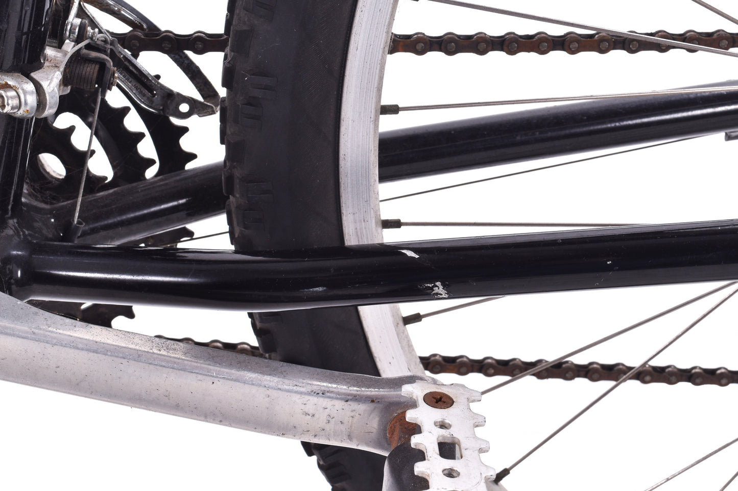 USED Cannondale F300 CAAD1 Aluminum Hardtail Mountain Bike 14" Frame 26" Wheel AS IS Project Bike Black