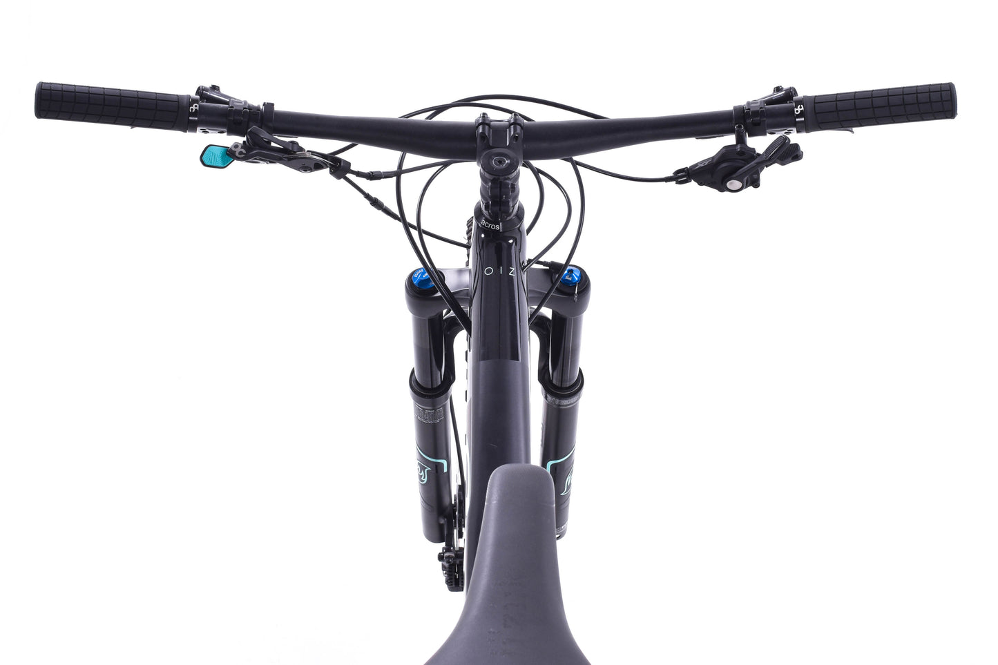 USED 2022 Orbea OIZ H30 Medium Full Suspension XC Mountain Bike Black/Green Shimano Deore XT 1x12 Speed