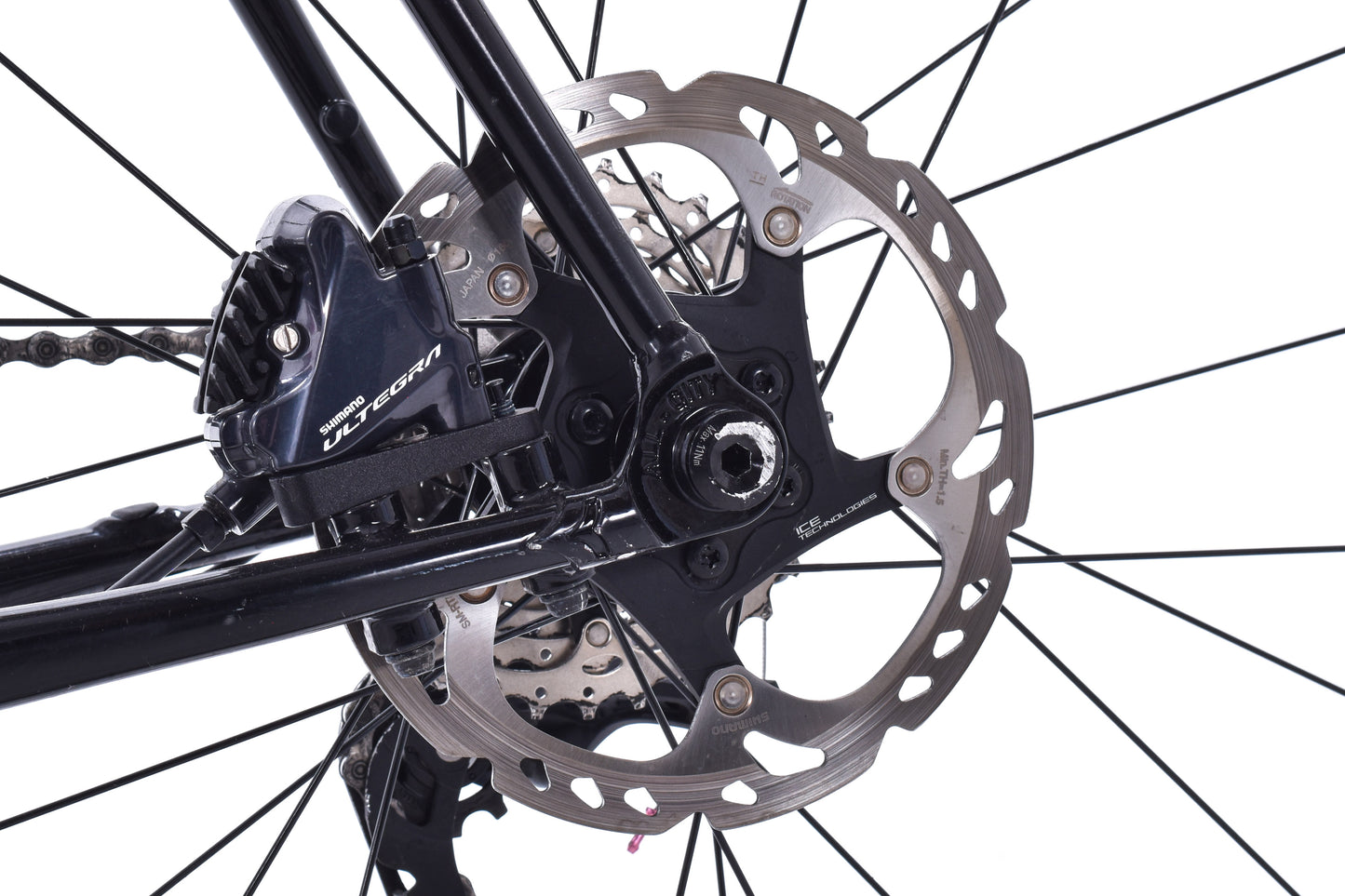 USED All-City Zig Zag Ultegra - Sour Cherry Seltzer Steel Road Bike 55cm Carbon Wheels 2x11