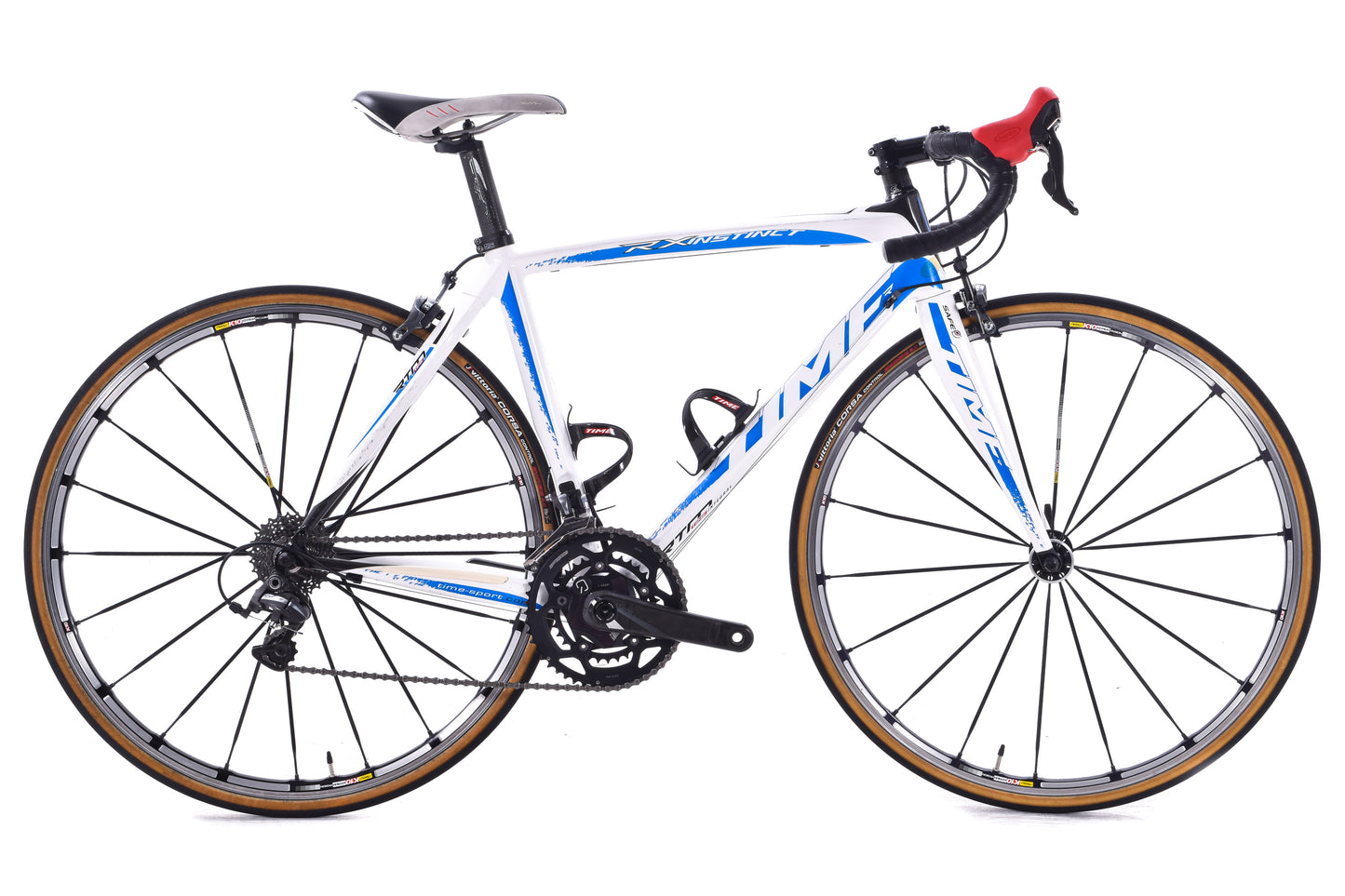 USED Time RX Instinct Carbon Road Bike XS Shimano Dura-Ace 2x10 Speed Quarq Power Meter