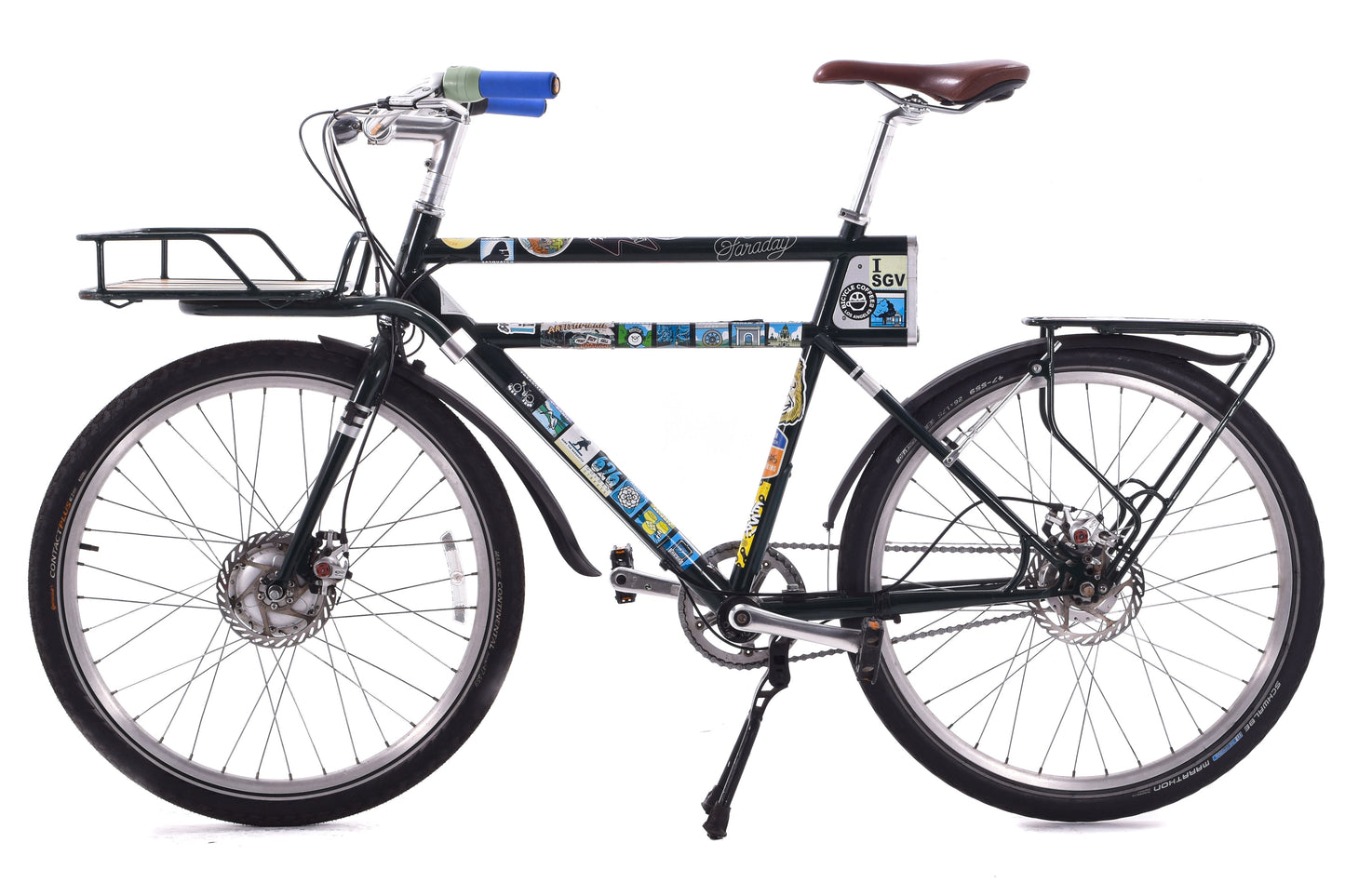 USED Faraday Porteur Electric Commuter Bike Front Hub Driven Internal Hub 5 speed