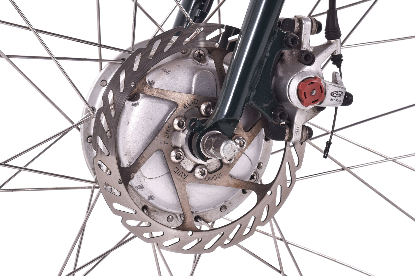 USED Faraday Porteur Electric Commuter Bike Front Hub Driven Internal Hub 5 speed